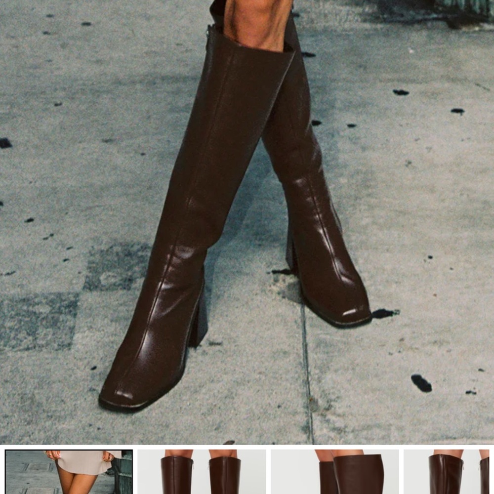 NWT Knee high brown boots